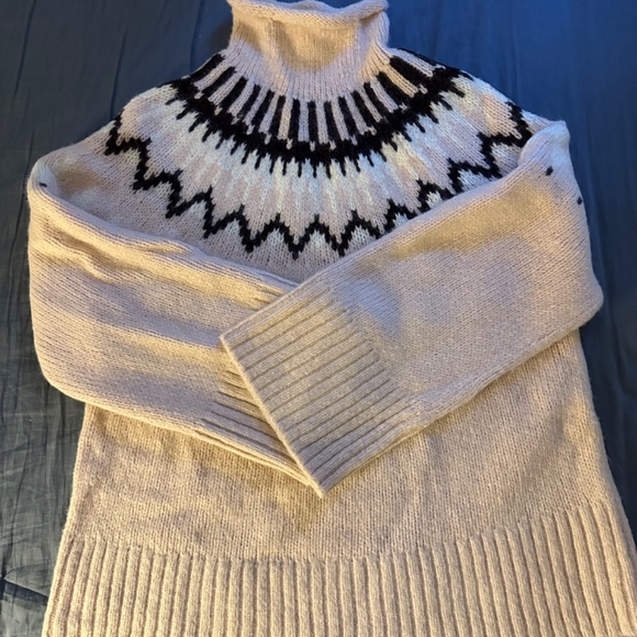 A.L.C. Ruby Oversized Fair Isle Sweater Size L, excellent condition - Picture 3 of 3